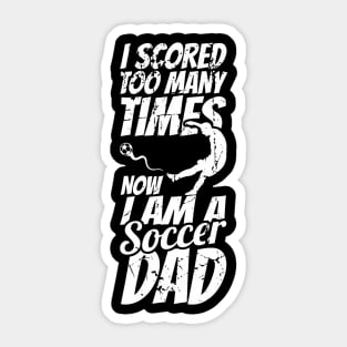 Mens Football Father Dad Father's Day Sticker